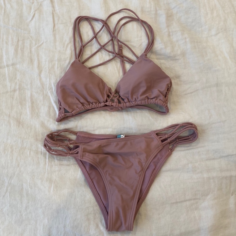 Pac Sun Mauve Pink Bikini